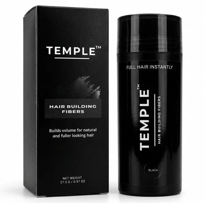 TEMPLE™ HAIR FIBERS | PREMIUM KERATIN HAIR BUILDING FIBERS