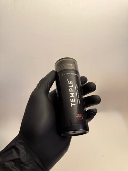 TEMPLE™ HAIR FIBERS | PREMIUM KERATIN HAIR BUILDING FIBERS