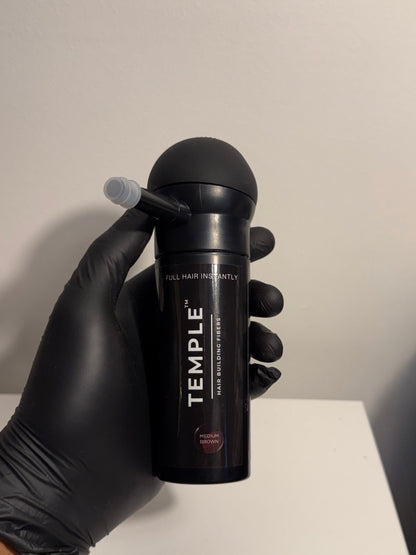 TEMPLE™ HAIR FIBERS | PREMIUM KERATIN HAIR BUILDING FIBERS