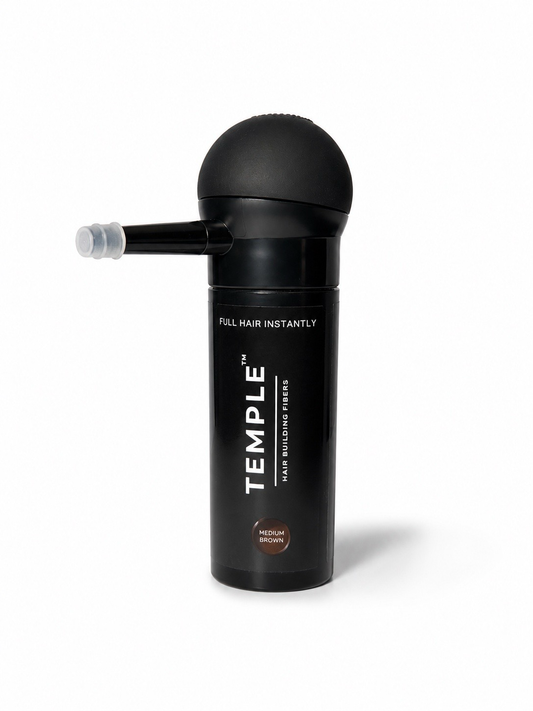 TEMPLE™ HAIR FIBERS | PREMIUM KERATIN HAIR BUILDING FIBERS